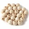 Wholesale 🥰 3/4" Round Wood Beads by ArtMinds™ 🧨