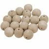 Wholesale 🤩 6 Packs: 18 ct. (108 total) 1" Wood Round Beads by ArtMinds™ 🛒