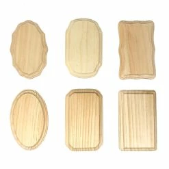 Hot Sale ✨ 36 Pack: Assorted 5" Wooden Plaque by ArtMinds™ 👍