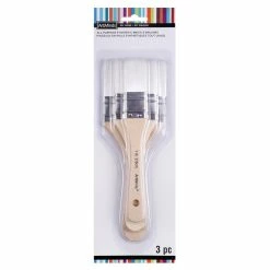 Discount ⌛ 12 Packs: 3 ct. (36 total) All Purpose Synthetic Bristle Brushes by ArtMinds™ 🔔 -Artminds Sales Store 10130708 3 1