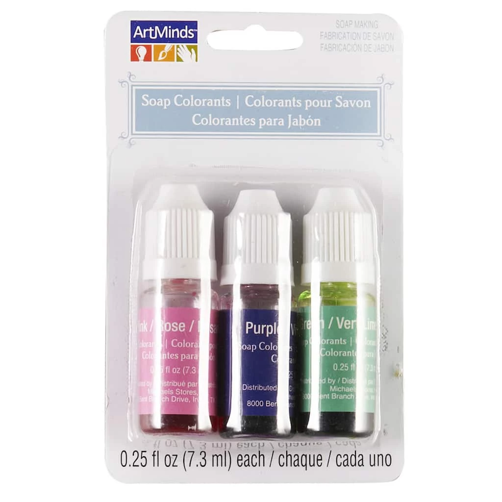Coupon ๐ 9 Packs: 3 ct. (27 total) Fuchsia, Lime & Purple Soap Colorant by ArtMinds® ๐งจ 2 Coupon ๐ 9 Packs: 3 ct. (27 total) Fuchsia, Lime & Purple Soap Colorant by ArtMinds® ๐งจ - Image 2