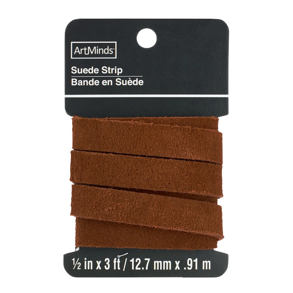 Top 10 👍 Medium Brown Suede Strip by ArtMinds™ 💯 1 Top 10 👍 Medium Brown Suede Strip by ArtMinds™ 💯