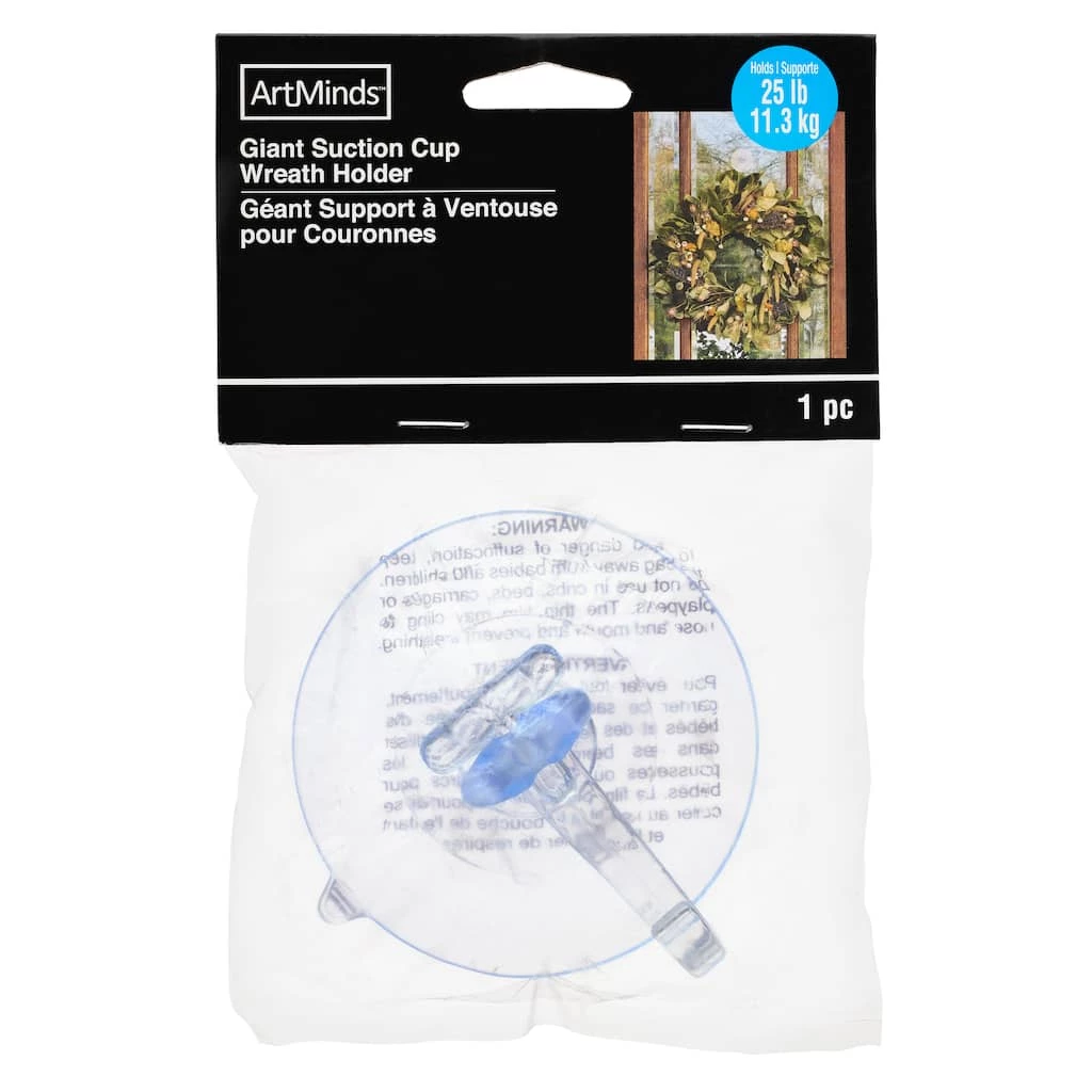 New 😀 Giant Suction Cup Wreath Holder by ArtMinds™ 🤩 3 New 😀 Giant Suction Cup Wreath Holder by ArtMinds™ 🤩 - Image 3