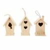 Hot Sale 🔔 6 Pack: Assorted 8" Unfinished Wood Birdhouse by ArtMinds™ 💯