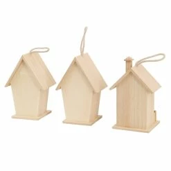Outlet 🎉 Assorted 8" Unfinished Wood Birdhouse by ArtMinds™ 🔥 6 Outlet 🎉 Assorted 8" Unfinished Wood Birdhouse by ArtMinds™ 🔥 -Artminds Sales Store 10308373 3
