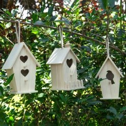 Hot Sale 🔔 6 Pack: Assorted 8" Unfinished Wood Birdhouse by ArtMinds™ 💯 -Artminds Sales Store 10308373 4 1