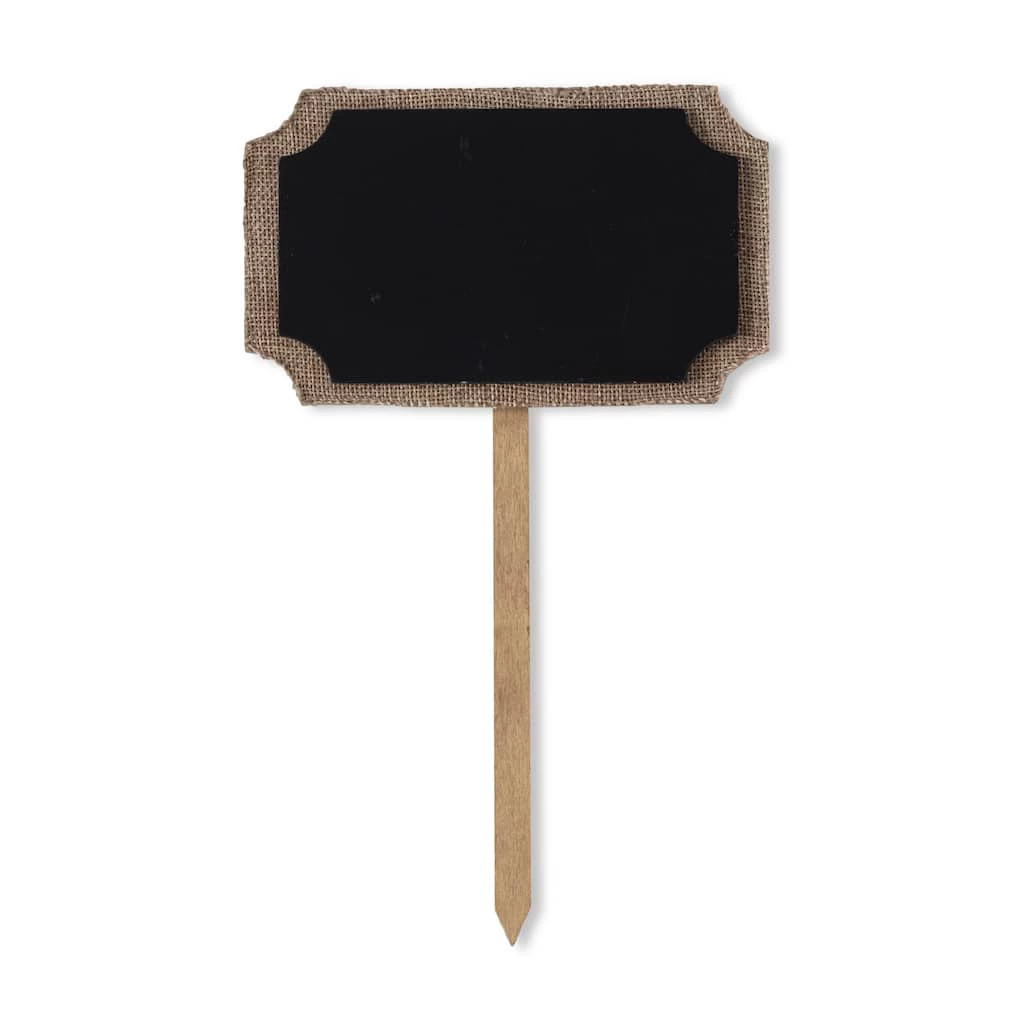 Promo 🌟 Assorted 10" Burlap Chalkboard Stake by ArtMinds™ ⌛ 3 Promo 🌟 Assorted 10" Burlap Chalkboard Stake by ArtMinds™ ⌛ - Image 3