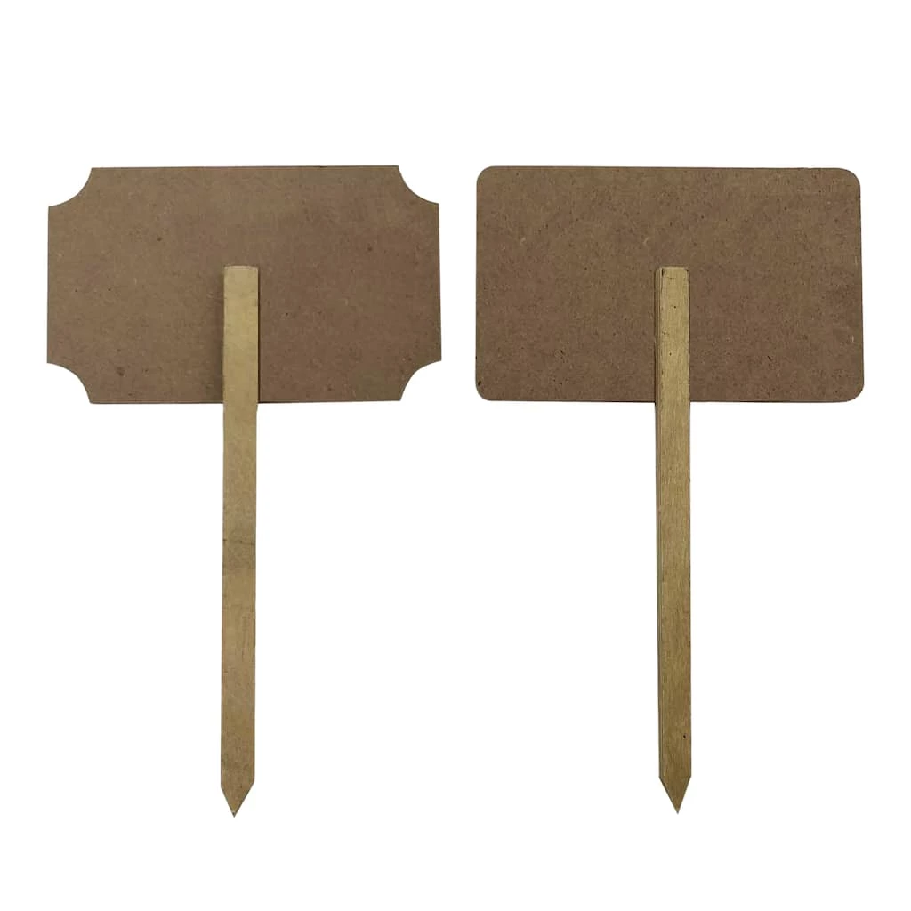 Promo 🌟 Assorted 10" Burlap Chalkboard Stake by ArtMinds™ ⌛ 2 Promo 🌟 Assorted 10" Burlap Chalkboard Stake by ArtMinds™ ⌛ - Image 2