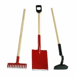 Cheapest ⌛ Miniatures Garden Rake Hoe Shovel by ArtMinds™ 🥰