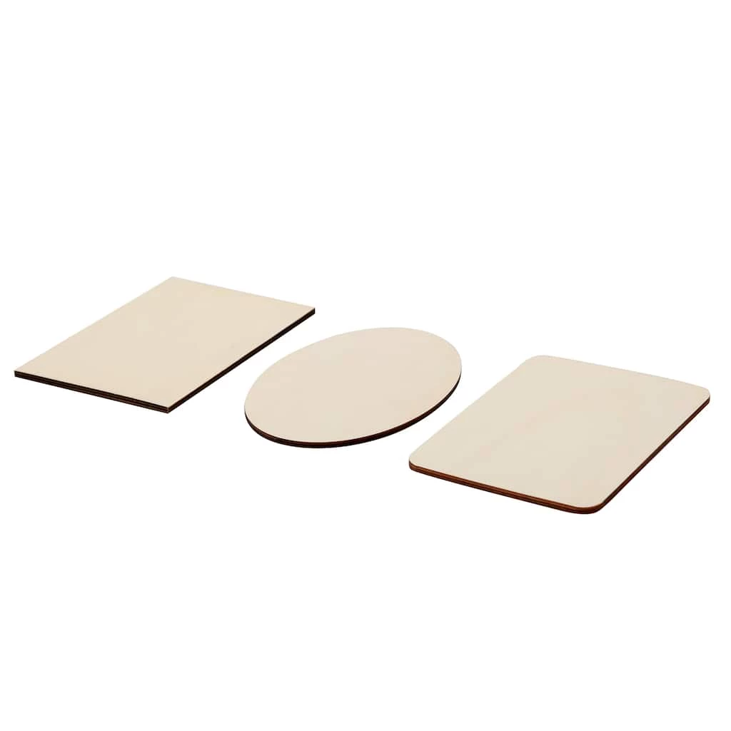 Discount 🌟 36 Pack: Assorted 7" x 5" Unfinished Wood Plaque by ArtMinds™ ⭐ 2 Discount 🌟 36 Pack: Assorted 7" x 5" Unfinished Wood Plaque by ArtMinds™ ⭐ - Image 2