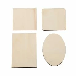 Budget ⌛ Assorted Unfinished Wood Plaque by ArtMinds™ 🤩