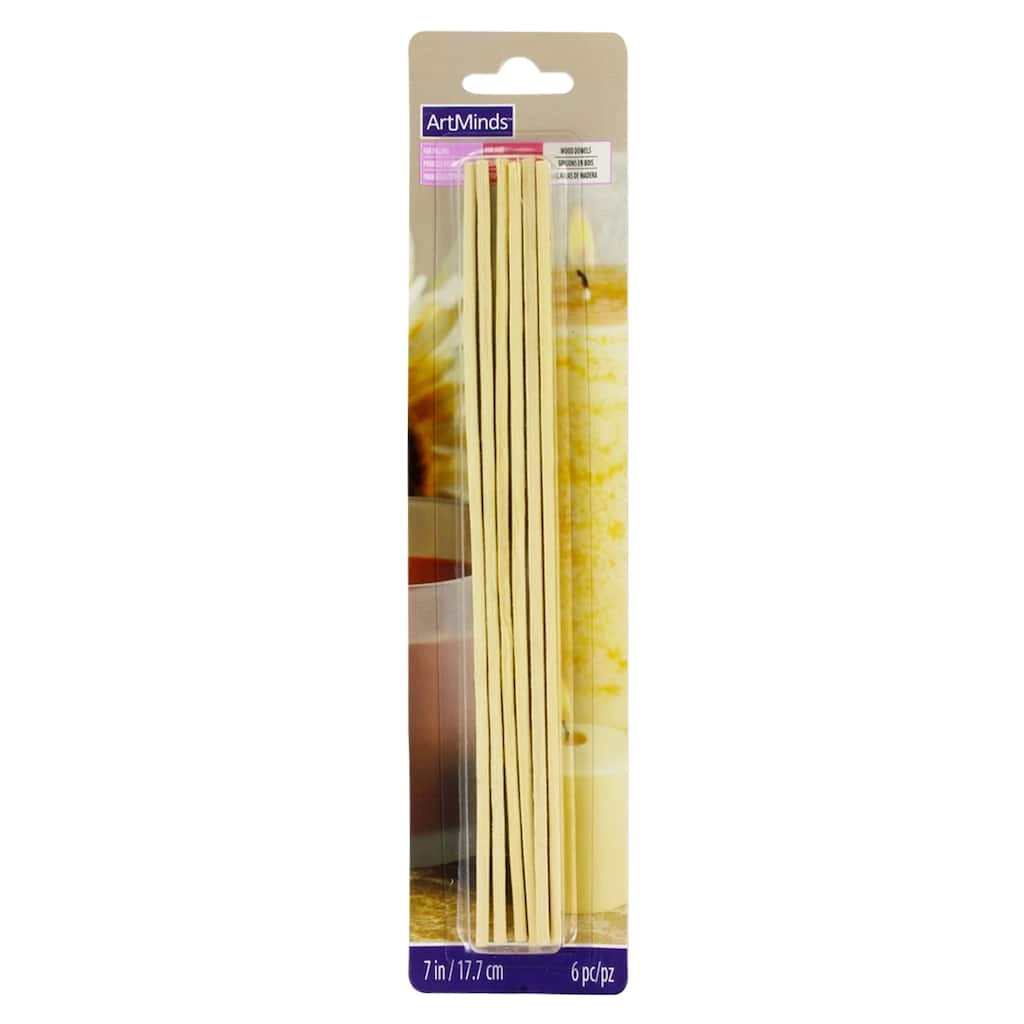 Coupon 🤩 12 Packs: 6 ct. (72 total) Bamboo Wood Dowels by ArtMinds™ 🎁 1 Coupon 🤩 12 Packs: 6 ct. (72 total) Bamboo Wood Dowels by ArtMinds™ 🎁