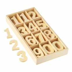 Buy 🥰 1.5" Punch Cut Wood Numbers Set by ArtMinds™ ⭐ -Artminds Sales Store 10356584 31