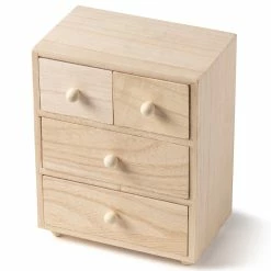 Discount 😀 Wooden 4 Drawer Box by ArtMinds® 🥰 6 Discount 😀 Wooden 4 Drawer Box by ArtMinds® 🥰 -Artminds Sales Store 10397770 21