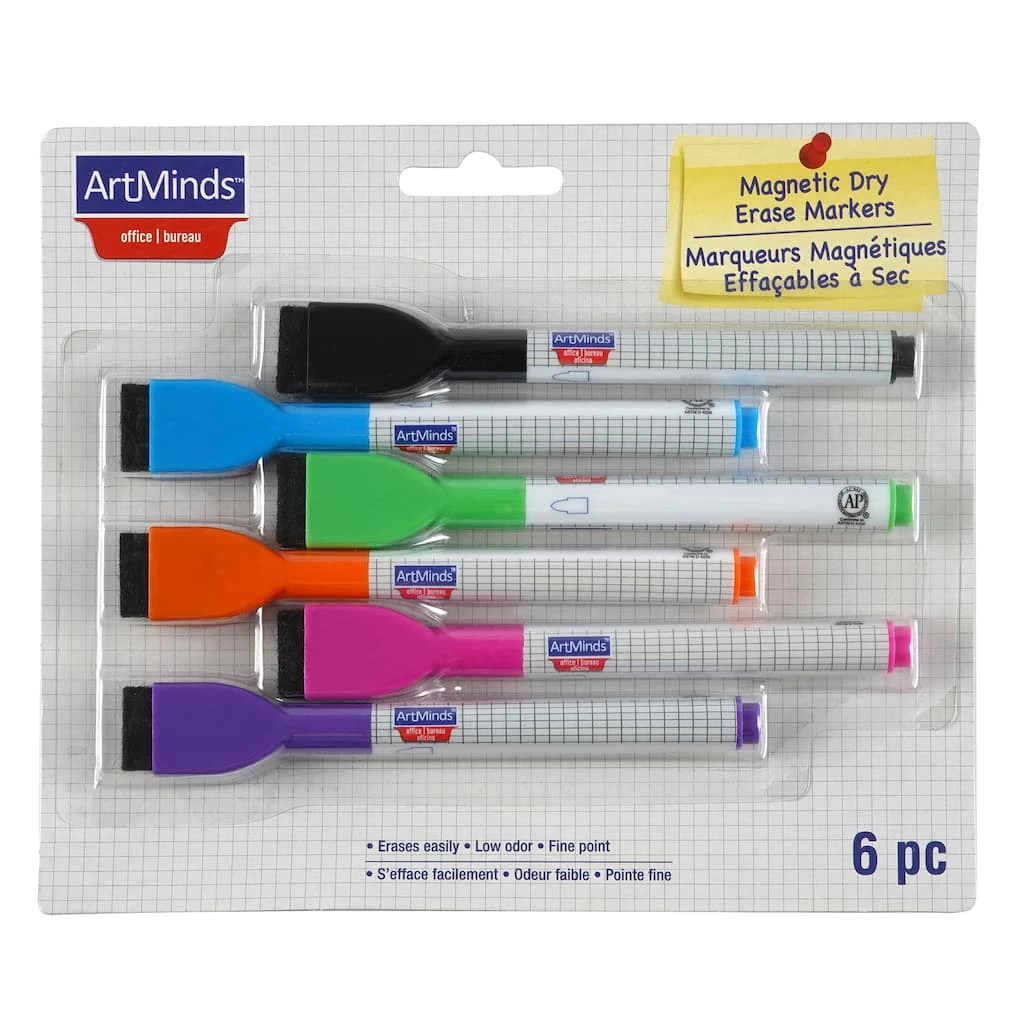 Coupon 👍 6 Color Magnetic Dry Erase Markers by ArtMinds™ 🥰 1 Coupon 👍 6 Color Magnetic Dry Erase Markers by ArtMinds™ 🥰