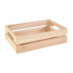 Outlet 🤩 12" Pallet Wood Crate by ArtMinds™ 😀