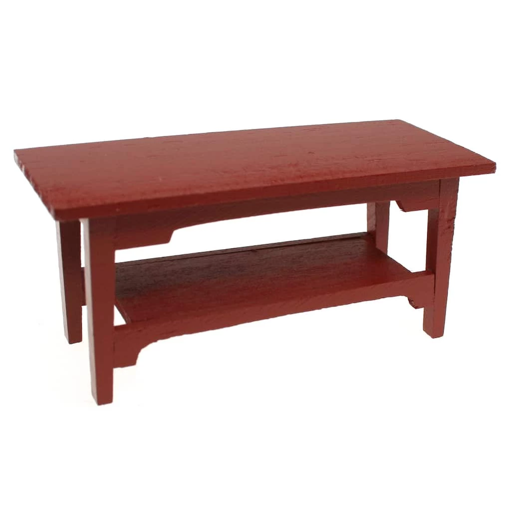 Cheap ⭐ Miniatures Wood Table, Red, by ArtMinds™ ✨ 1 Cheap ⭐ Miniatures Wood Table, Red, by ArtMinds™ ✨