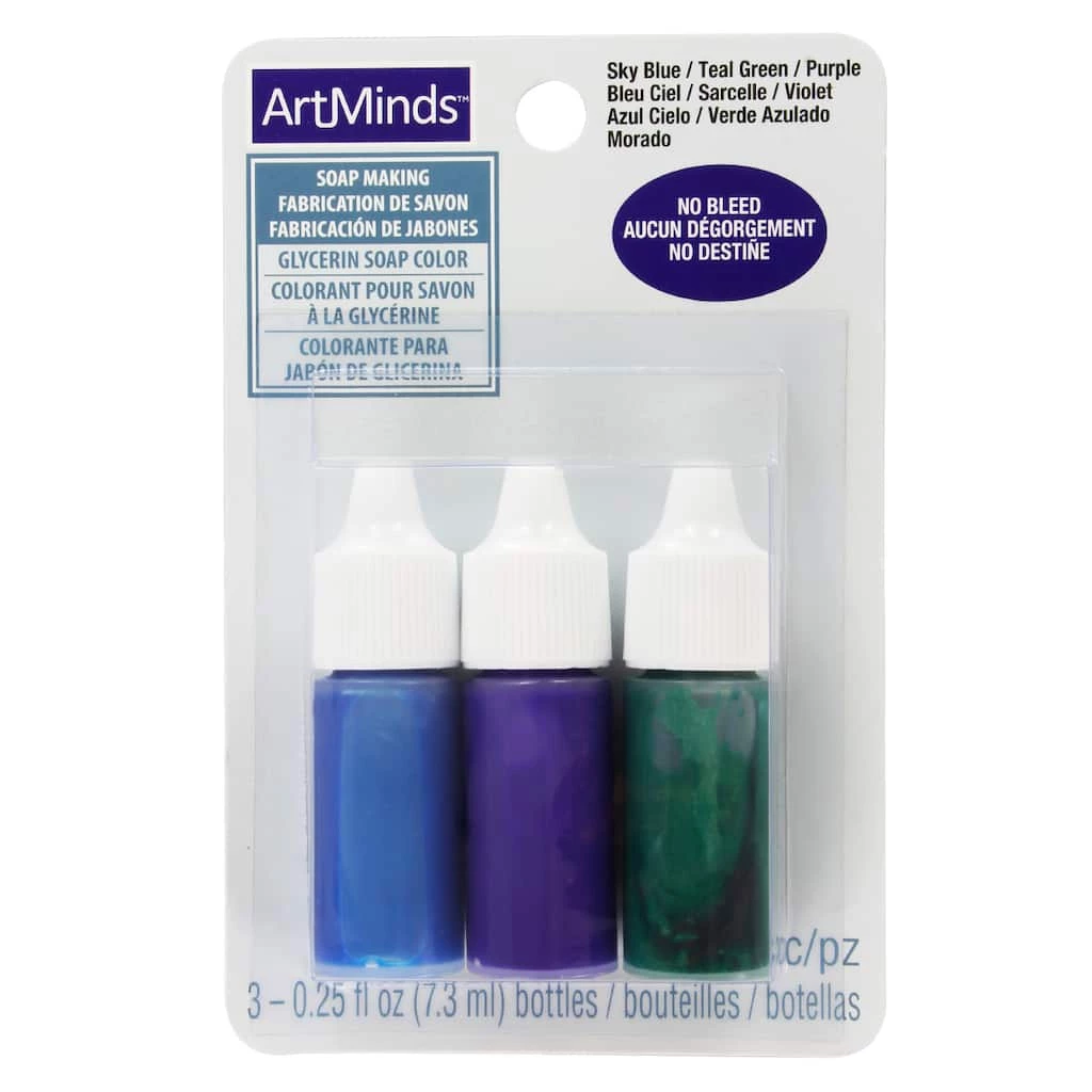 Outlet 👏 6 Packs: 3 ct. (18 total) Cool Glycerin Soap Colors by ArtMinds™ ✨ 2 Outlet 👏 6 Packs: 3 ct. (18 total) Cool Glycerin Soap Colors by ArtMinds™ ✨ - Image 2