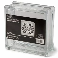 Best Pirce 😀 7.5" Decorative Glass Block by ArtMinds® ⭐ -Artminds Sales Store 10442025 20