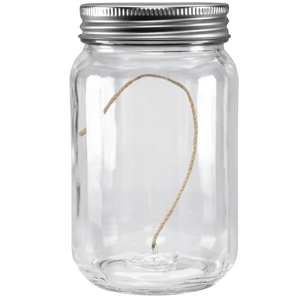 Hot Sale 😀 12 Pack: Mason Jar with Wick & Lid by ArtMinds™ 🎁 1 Hot Sale 😀 12 Pack: Mason Jar with Wick & Lid by ArtMinds™ 🎁