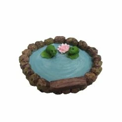 Best Pirce 😉 Mini Pond with Frogs & Lily By ArtMinds™ ❤️