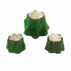 Discount 🤩 12 Pack: Mini Stump Table & Stools Set by ArtMinds™ ✔️