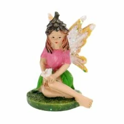Promo 👏 Miniature Pixie Sitting with Flower by ArtMinds™ 🎁
