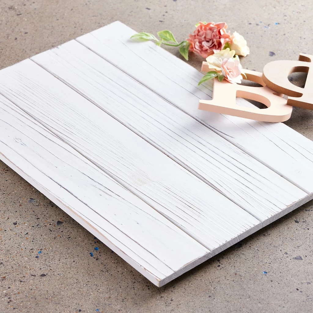 New 🤩 17" Whitewashed Wooden Rectangle Plaque by ArtMinds™ ⭐ 2 New 🤩 17" Whitewashed Wooden Rectangle Plaque by ArtMinds™ ⭐ - Image 2