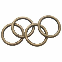 Outlet ๐ 12 Packs: 4 ct. (48 total) 2" Antique Brass Round Rings by ArtMinds™ ๐ฅ