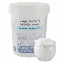 Cheapest 😀 8 Pack: Simple Serenity Body Butter Base by ArtMinds™ 👏 -Artminds Sales Store 10634791 2 1