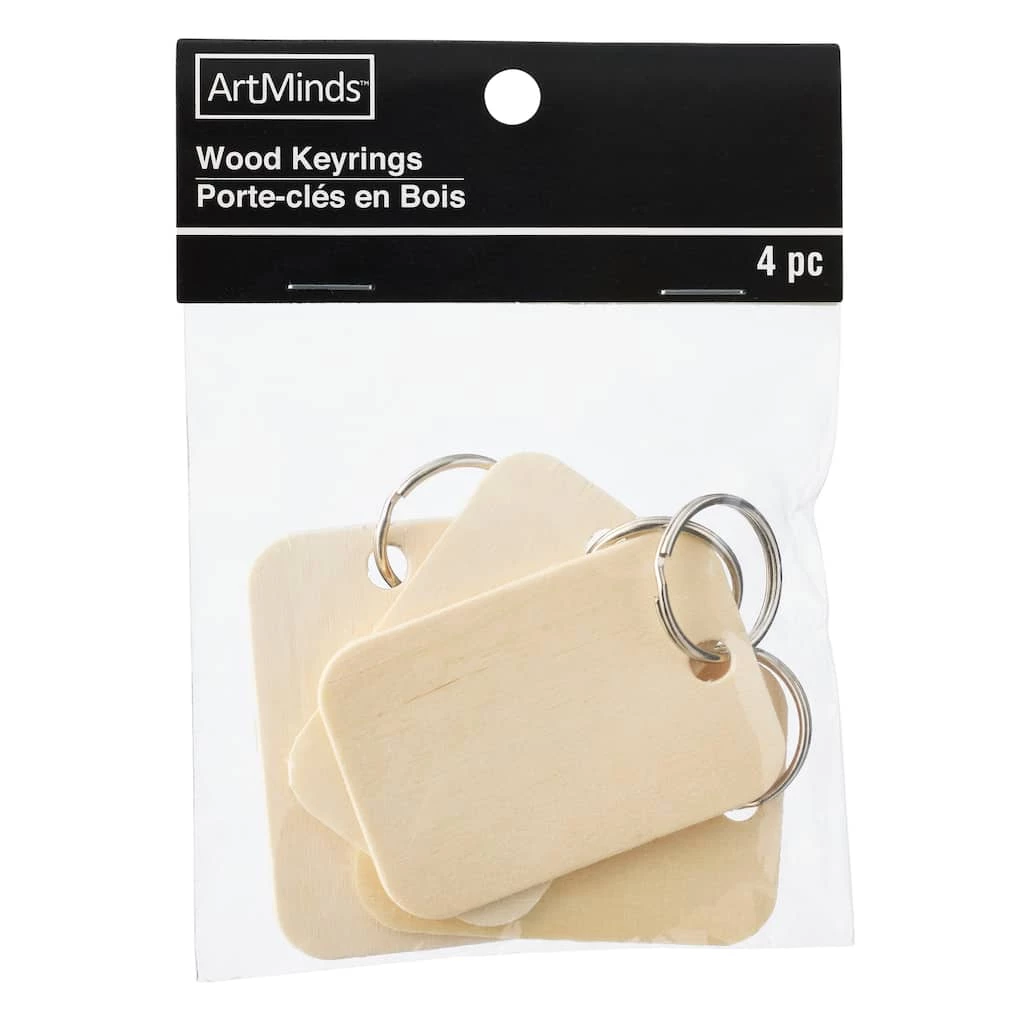 Deals 🎉 2.5" Rectangle Wood Keyrings by Artminds® 😀 3 Deals 🎉 2.5" Rectangle Wood Keyrings by Artminds® 😀 - Image 3