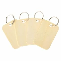 Deals 🎉 2.5" Rectangle Wood Keyrings by Artminds® 😀
