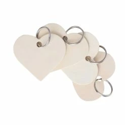Hot Sale ๐งจ 2.5" Heart Wood Keyrings by Artminds® ๐