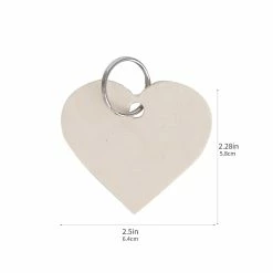 Hot Sale 🧨 2.5" Heart Wood Keyrings by Artminds® 👏 -Artminds Sales Store 10647986 3