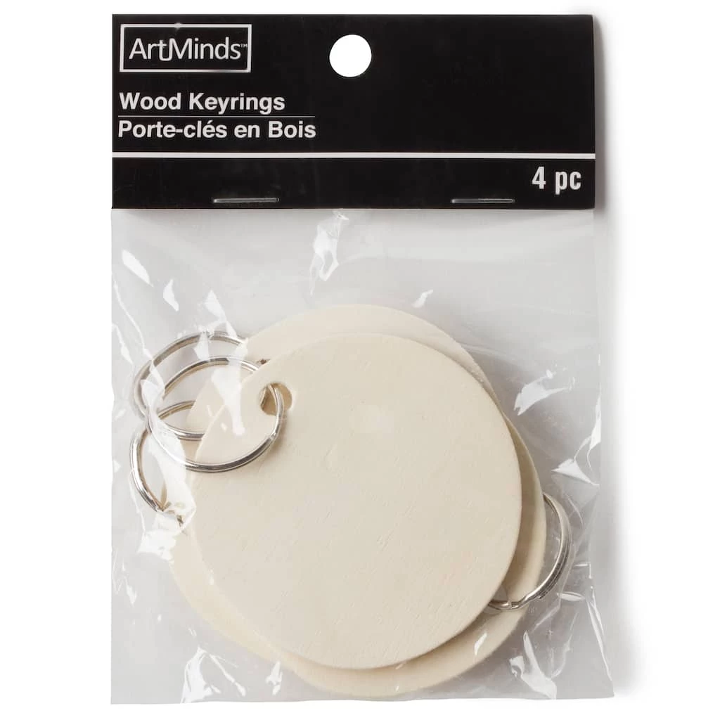Best Pirce 🛒 2.5" Unfinished Wooden Circle Keyrings by ArtMinds™ 🥰 4 Best Pirce 🛒 2.5" Unfinished Wooden Circle Keyrings by ArtMinds™ 🥰 - Image 4