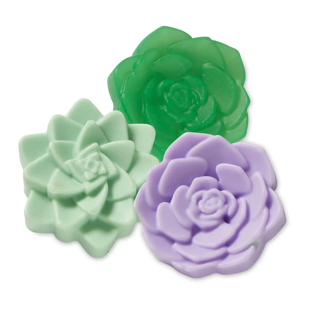 Brand new ⌛ 12 Pack: Simple Serenity Silicone Succulent Soap Mold by ArtMinds™ 🎁 2 Brand new ⌛ 12 Pack: Simple Serenity Silicone Succulent Soap Mold by ArtMinds™ 🎁 - Image 2