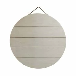 Cheap 😍 15" Unfinished Wood Slats Round Plaque by ArtMinds™ 😍