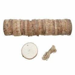 Buy ✨ 30ct. 3" Pinewood Round Ornaments by ArtMinds™ 🎁