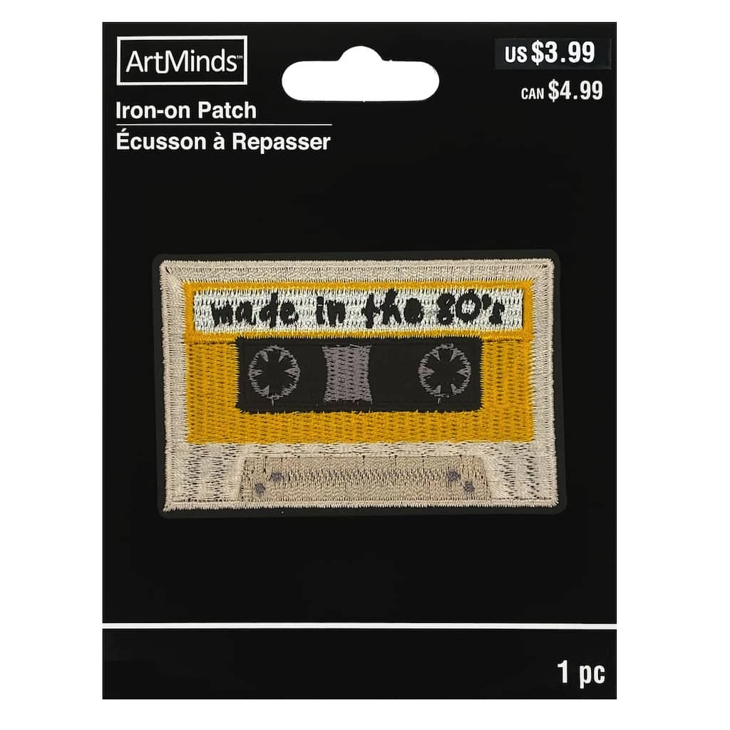New 🛒 Iron-On Made in the 80's Tape Patch by ArtMinds™ 🤩 2 New 🛒 Iron-On Made in the 80's Tape Patch by ArtMinds™ 🤩 - Image 2