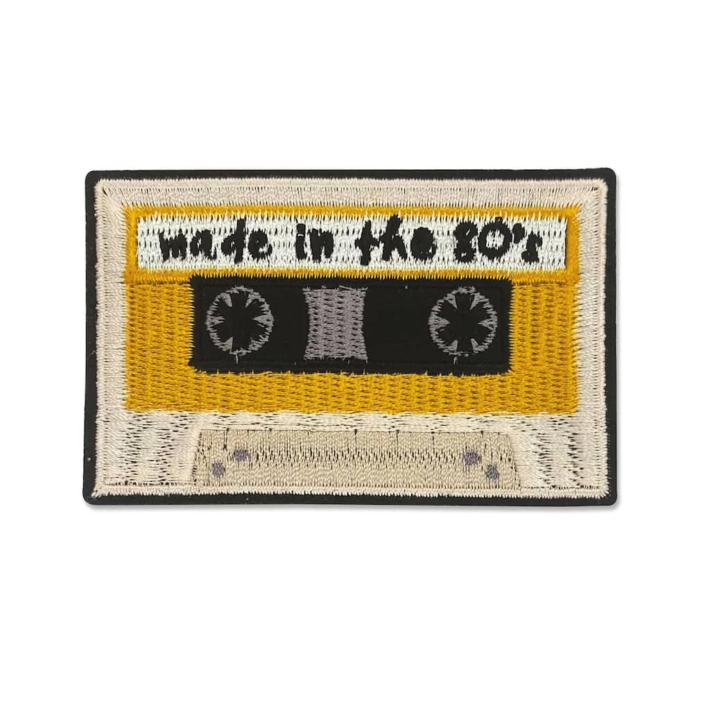 New 🛒 Iron-On Made in the 80's Tape Patch by ArtMinds™ 🤩 1 New 🛒 Iron-On Made in the 80's Tape Patch by ArtMinds™ 🤩