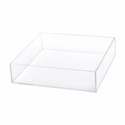 New 😉 6" Clear Acrylic Square Tray by ArtMinds™ ✔️