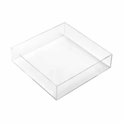 New 😉 6" Clear Acrylic Square Tray by ArtMinds™ ✔️ -Artminds Sales Store 10683605 2 1