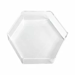 Flash Sale 😍 12 Pack: Clear Hexagon Acrylic Tray by ArtMinds™ ❤️ -Artminds Sales Store 10683608 2
