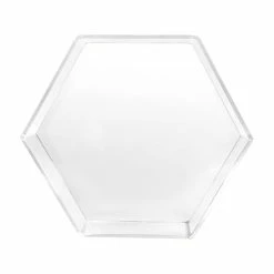 Discount ⭐ Clear Hexagon Acrylic Tray by ArtMinds™ 🎉