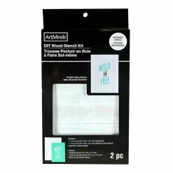 Flash Sale ⭐ 12 Pack: Wild & Free DIY Wood Stencil Kit by ArtMinds™ 🎁 -Artminds Sales Store 10684026 1 1
