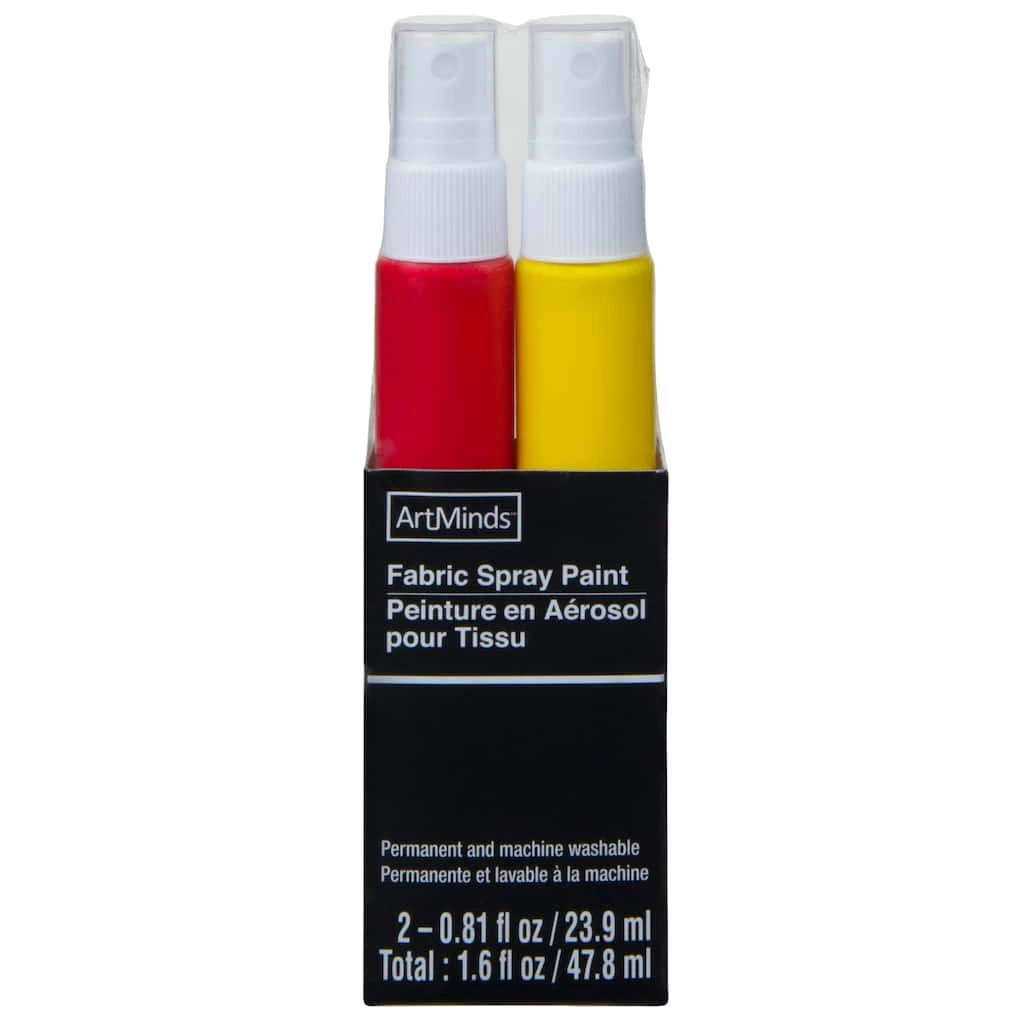 Top 10 ⌛ Red & Yellow Fabric Spray Paint Set by ArtMinds™ 🎁 1 Top 10 ⌛ Red & Yellow Fabric Spray Paint Set by ArtMinds™ 🎁