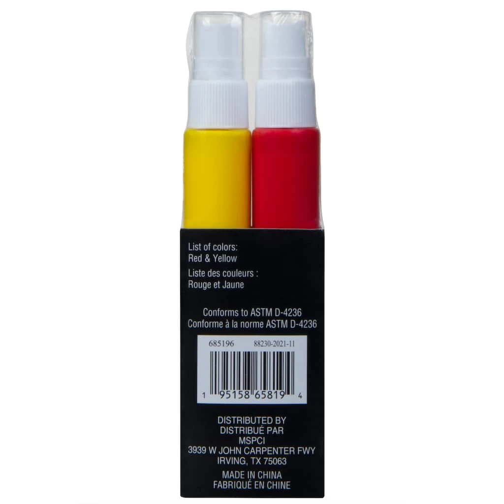 Top 10 ⌛ Red & Yellow Fabric Spray Paint Set by ArtMinds™ 🎁 3 Top 10 ⌛ Red & Yellow Fabric Spray Paint Set by ArtMinds™ 🎁 - Image 3