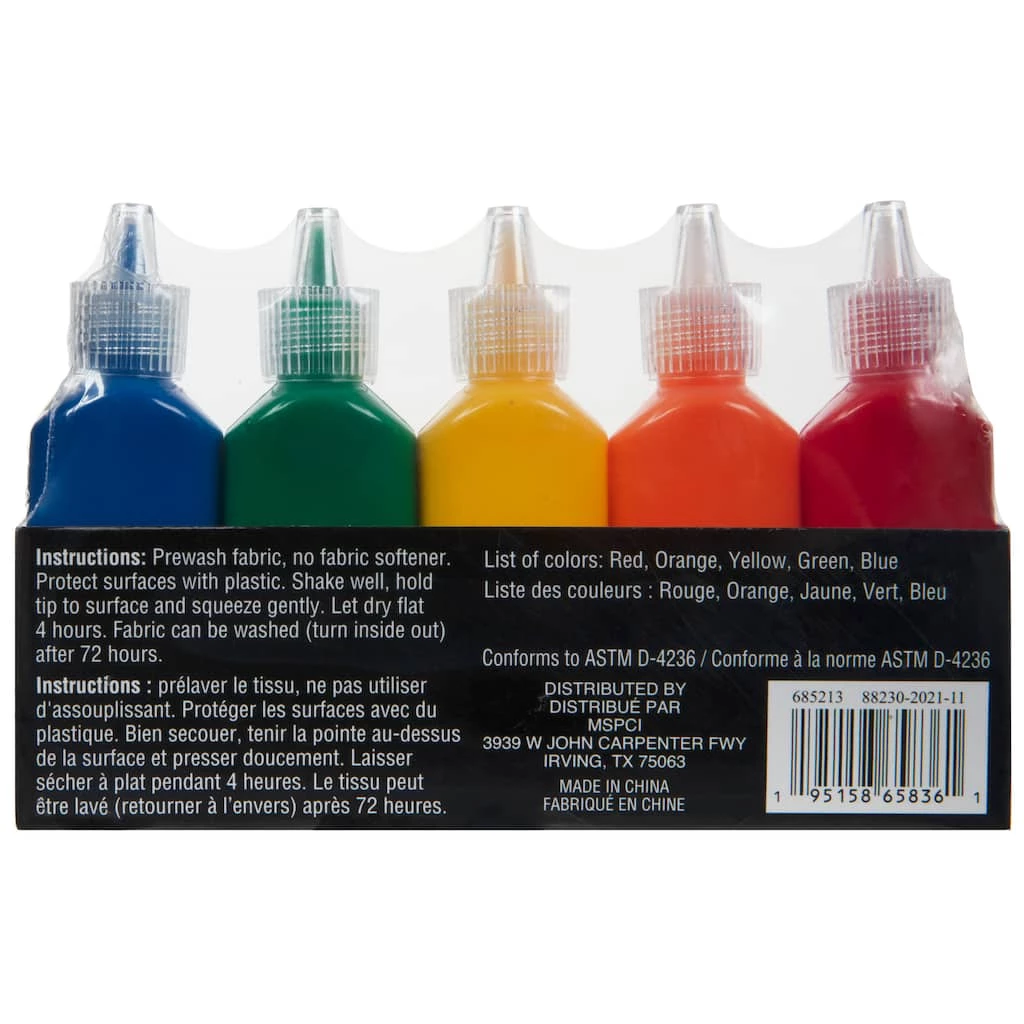 Coupon 👍 Rainbow Dimensional Fabric Paint Set by ArtMinds™ ✨ 4 Coupon 👍 Rainbow Dimensional Fabric Paint Set by ArtMinds™ ✨ - Image 4