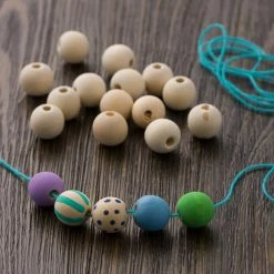 Discount 😍 6 Packs: 27 ct. (162 total) 3/4" Wood Round Beads by ArtMinds™ 😀 -Artminds Sales Store MP049503 25