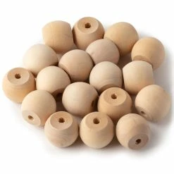 Wholesale 🤩 6 Packs: 18 ct. (108 total) 1" Wood Round Beads by ArtMinds™ 🛒 -Artminds Sales Store MP049504 21